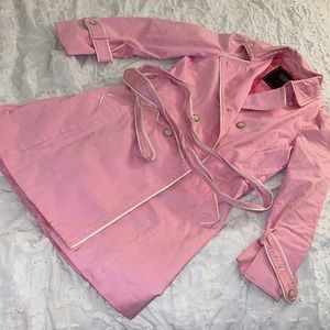 Barbie pink Long COACH coat